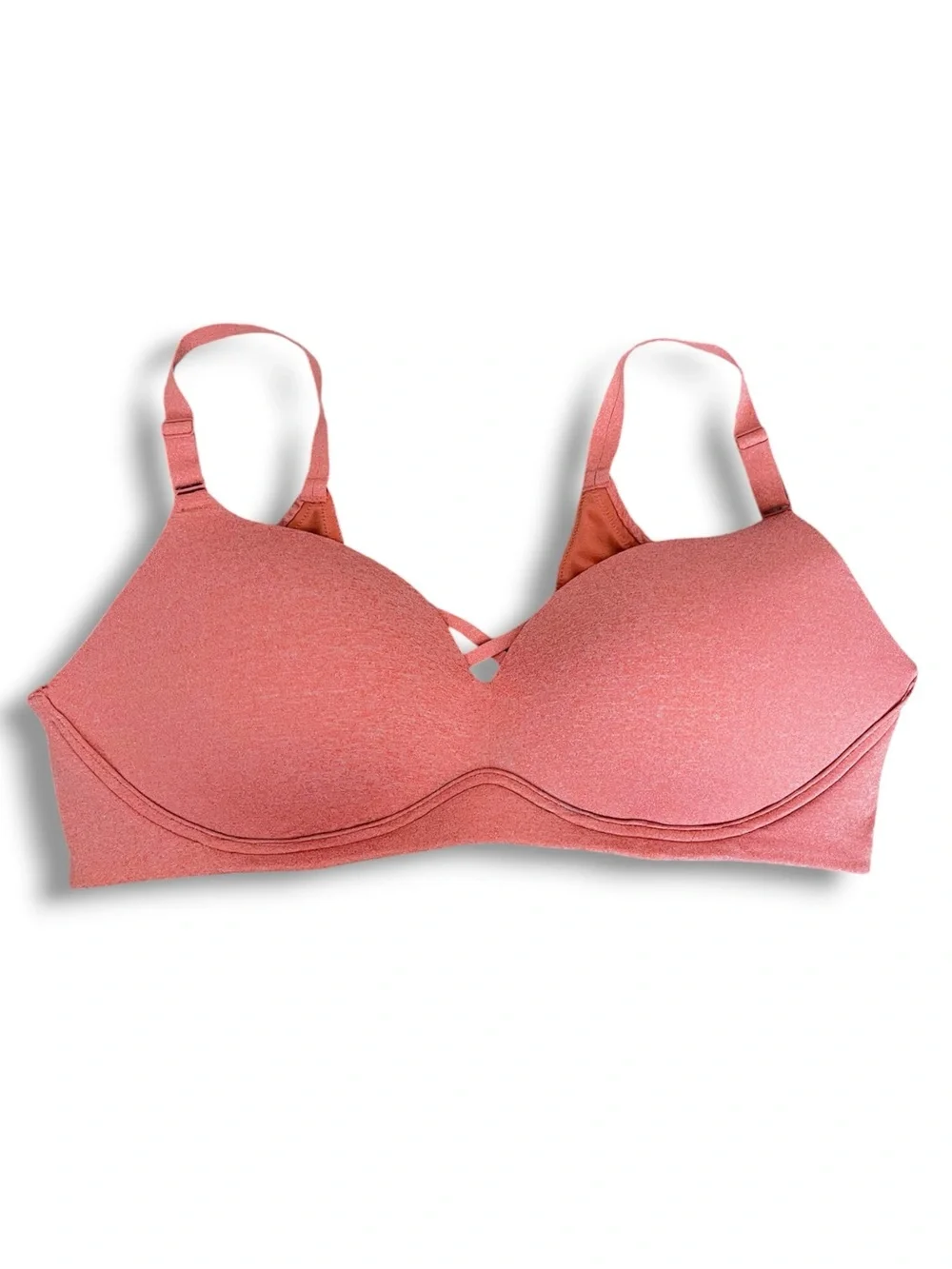 Torrid Wire-Free Push-Up Smooth Bra 44D Bruschetta Heather